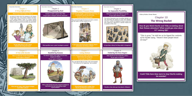 KS2 Ancient Romans Story 'History Hackers: Roman Rescue' Discussion Cards